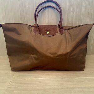 Brown Large Le Pliage Likeness Tote